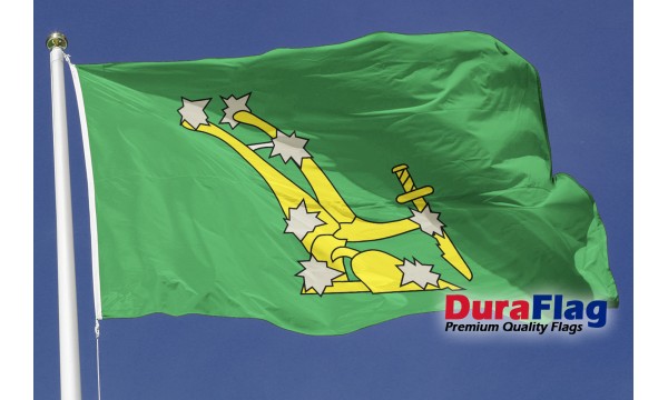 DuraFlag® Starry Plough Green Premium Quality Flag